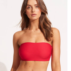 Seafolly | Essentials Bikini Tube Top in Chilli
